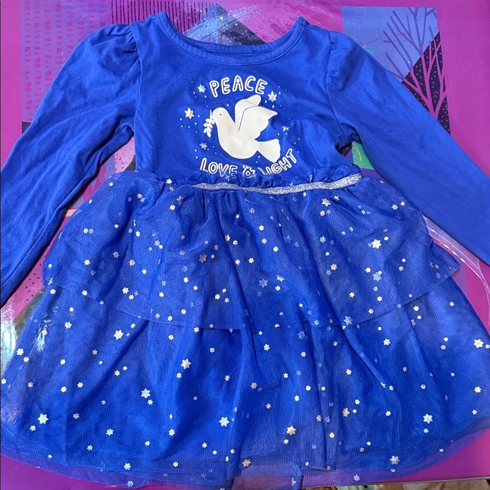 Cat & Jack Blue Kids Formal Dress